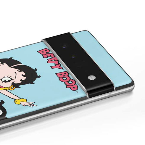 Betty Boop Surfing Google Pixel 6 Pro Skin
